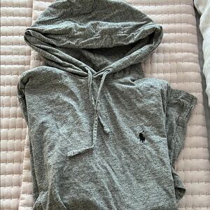 Polo Ralph Lauren Gray Hoodie Tshirt M
